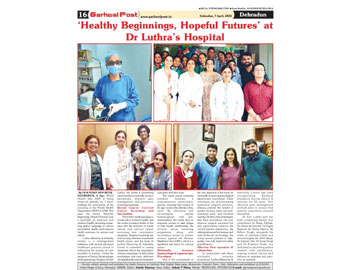 Healthy Beginning, Hopeful Futures, at Dr Luthra's Hospital