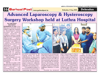 Advanced Laparoscopy & Hysteroscopy Surgery Workshop held at Luthra Hospital